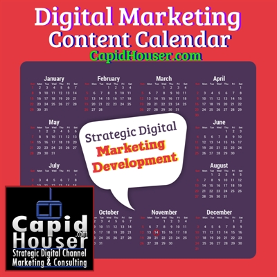 digital marketing agency content calendar development for businesses