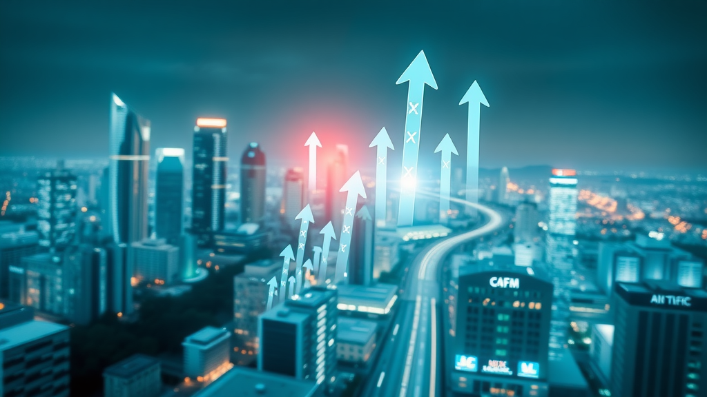 traffic source flowing into business website metrics growth arrows digital marketing web traffic data overlays