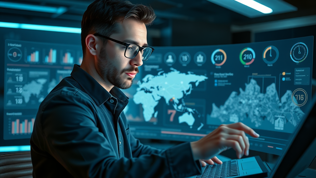 Dashboard evaluating geo targeting website traffic and conversion analytics