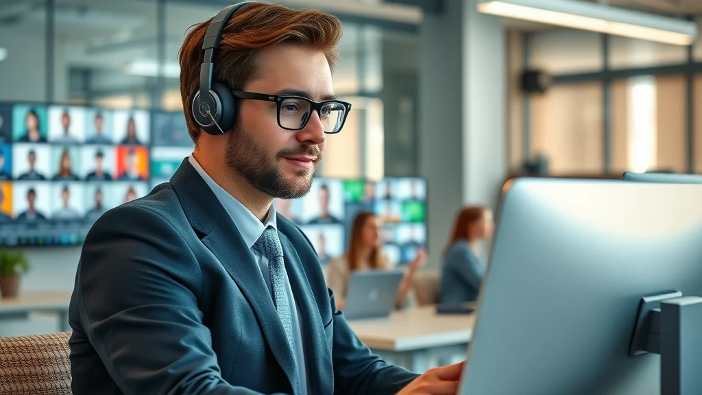 Busy London recruitment consultant using AI call answering services