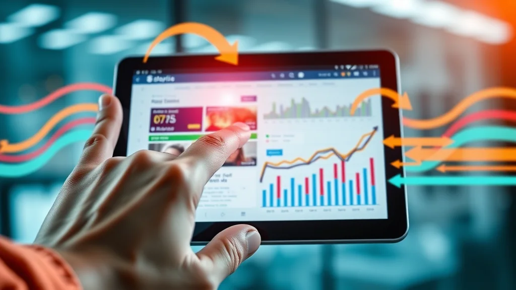 Illustration showing the flow of paid website traffic from search and ads as part of a social media content strategy
