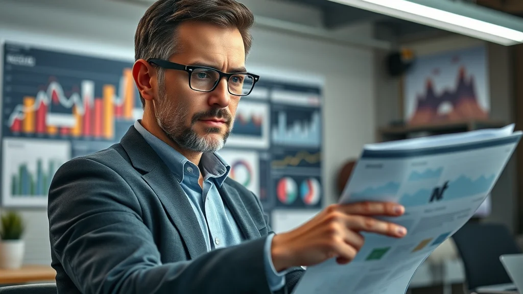 Industry specialist developing sector-specific social media content with market data and professional visuals