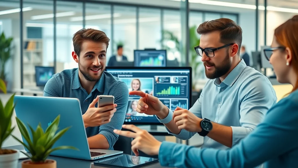 digital marketers analyzing short-form video content marketing with videos, shorts and reels