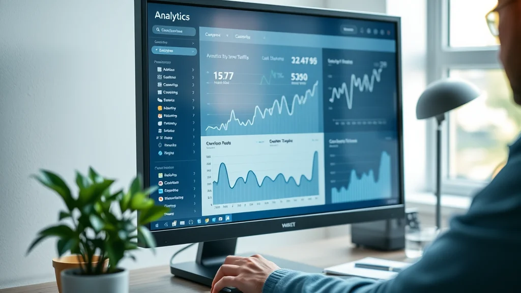 Analytics dashboard showing paid website traffic metrics and conversion rates.