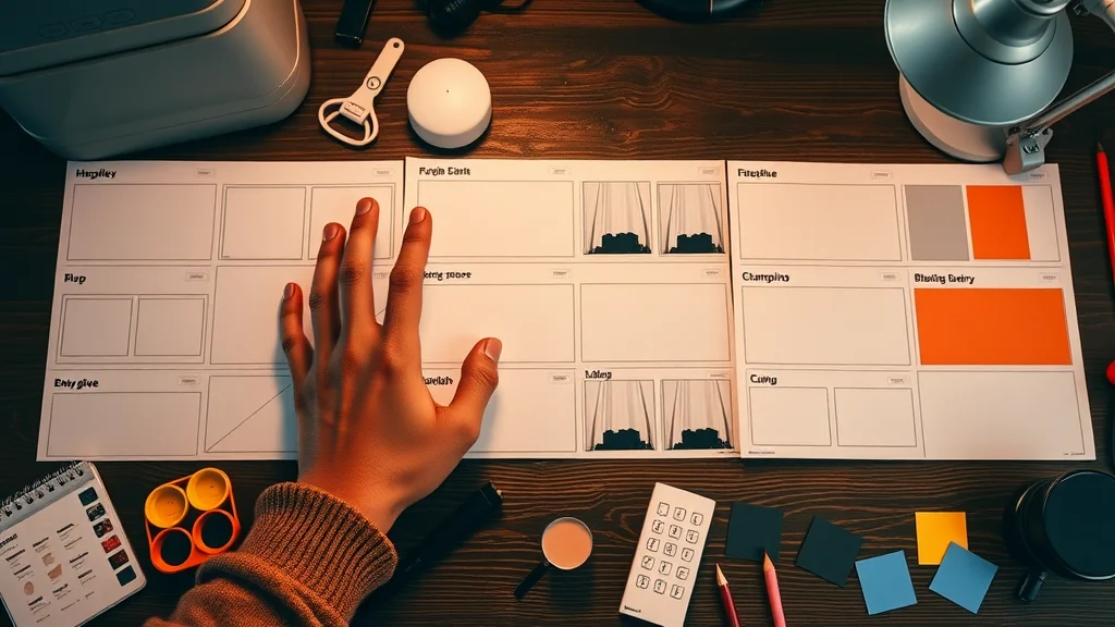 Storyboard for integrating content marketing and social media content strategy across website and social media platforms