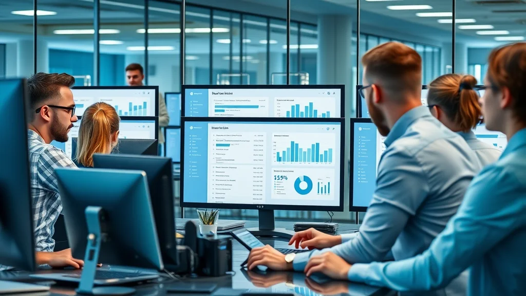 Tech team managing Google review campaign, tracking review link analytics and boosting online presence.