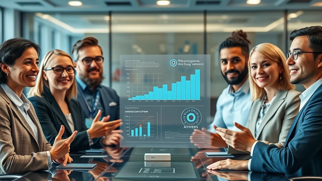 Group of digital experts collaborating to build brand expertise and authority for AI search engines