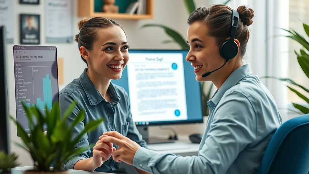 support team member using ai powered drafting tool in help desk