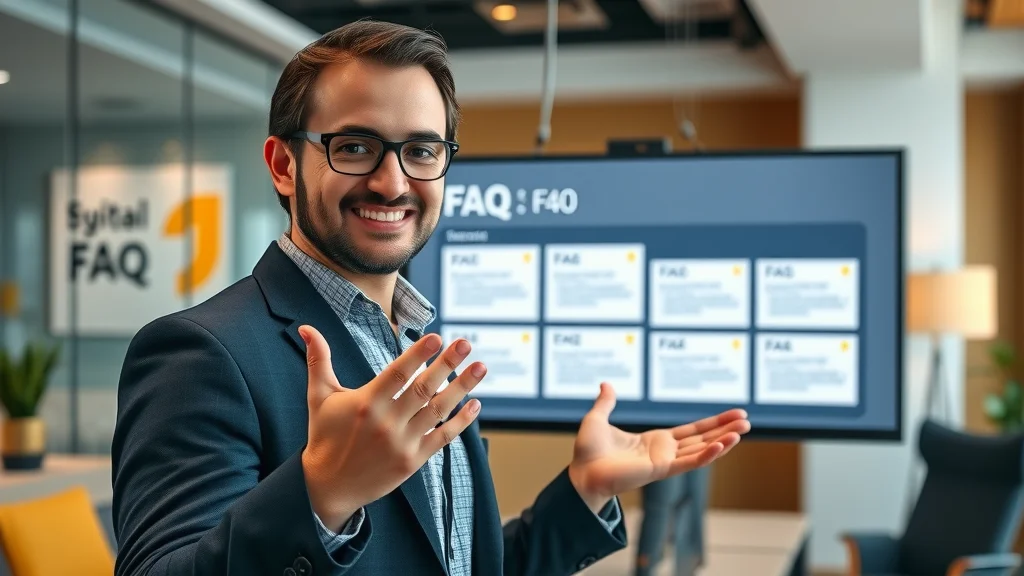 Digital marketing strategist addressing common FAQs about llm ready business websites