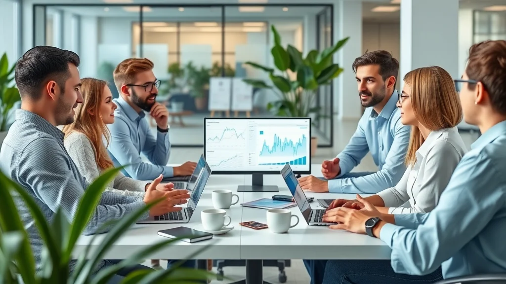 Consumers smiling and engaged with social media posts displaying customer reviews and star ratings, showing the impact of sharing reviews on social media platforms.